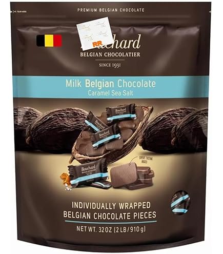 Amazon | BOUCHARD ミルクベルギーチョコレート キャラメルシーソルト